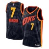 Maillot Basket Homme Oklahoma City Thunder Chet Holmgren 2023-24 Nike City Edition Noir Swingman
